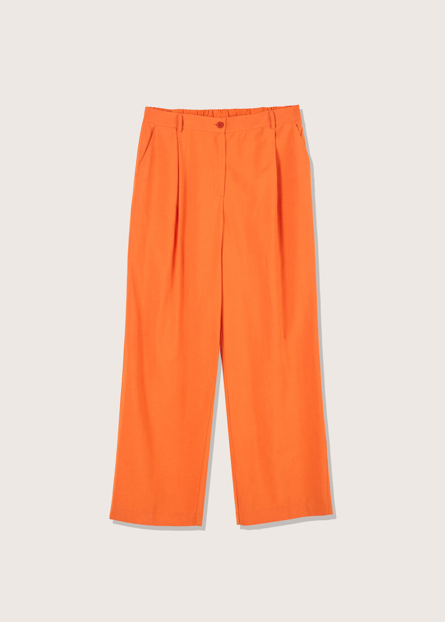 Pantalone Pablo in lino ARANCIO SUNRISE Donna , immagine n. 6