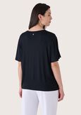 T-shirt Sunti in ecovero NERO BLACK Donna immagine n. 3