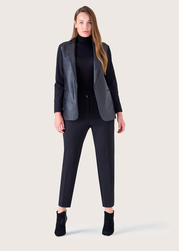 Pantalone Pedra in punto Milano NERO BLACK Donna null