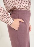 Giorgia wide-leg trousers ROSSO BORDEAUX Woman image number 4