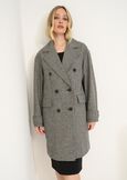 Cleo houndstooth coat NERO BLACK Woman image number 2