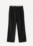 Philip double-waist trousers NERO BLACK Woman image number 5