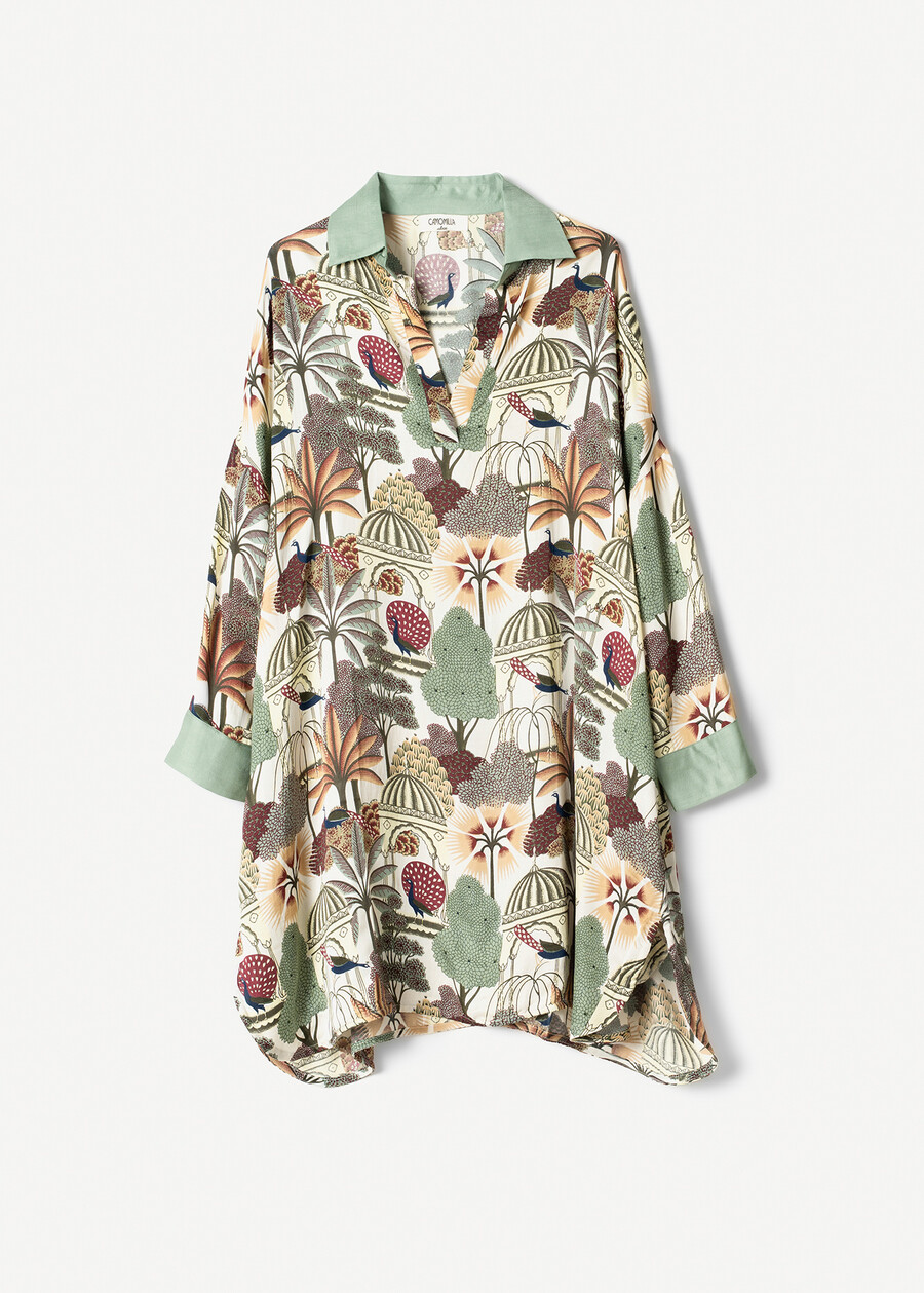 Cady printed shirt dress

 VERDE Woman , image number 5