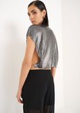 Blusa Syla in metallo GRIGIO GUN METAL Donna immagine n. 2