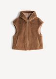 Gerwin faux fur vest MARRONE Woman image number 5