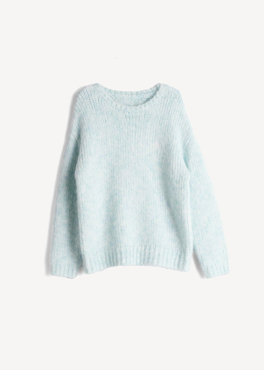 Maglia Marilu girocollo melange AZZURO AZZURRO Donna , immagine n. 5