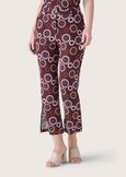 Phoenix viscose trousers ROSSO CHIANTI Woman image number 2