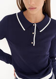Maglia Maros modello polo BLU Donna immagine n. 2