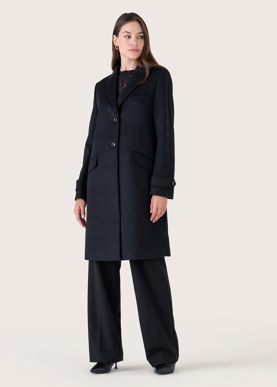 Colet woolen coat GRIGIO TORTORANERO BLACK Woman , image number 2