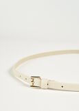 Cintura Clim 100% vera pelle BEIGE LATTENERO BLACK Donna immagine n. 2