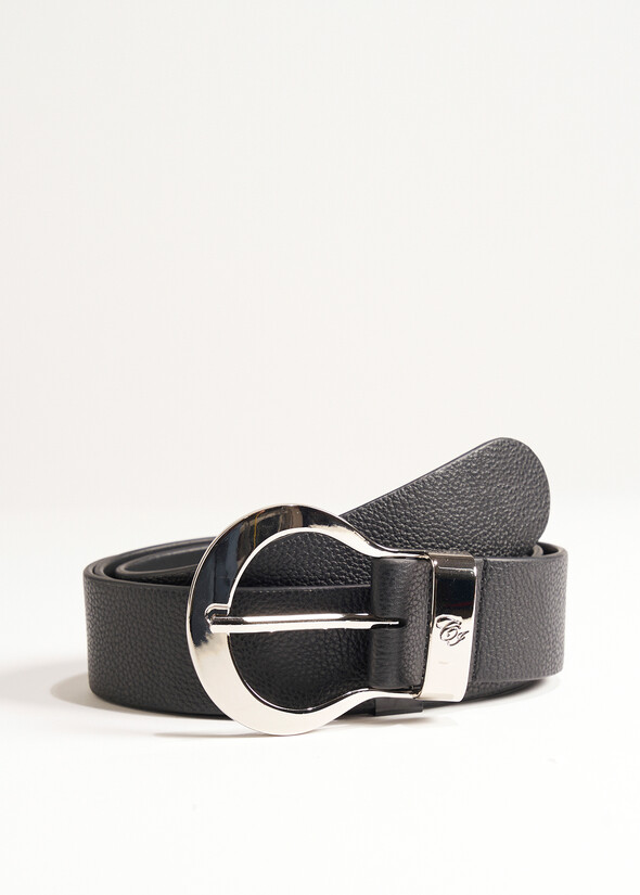 Cintura Charas in vera pelle NERO BLACK Donna null