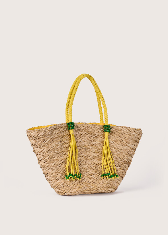 Borsa a cesta Bliff in paglia  Donna null