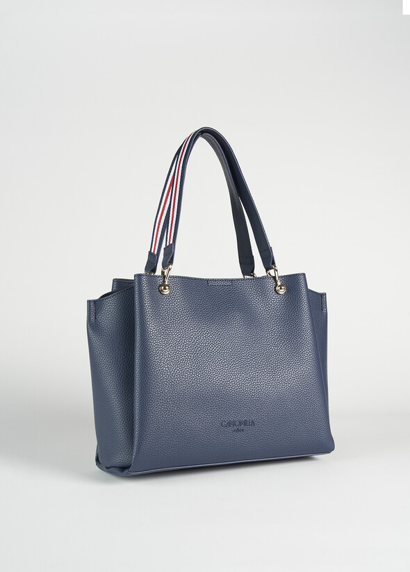 Borsa shopping Ballia in ecopelle BLUE OLTREMARE  Donna null