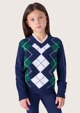 Maglia Maira da bimba BLU Donna immagine n. 1