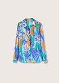 Camicia Clizia in satin fantasia BLUE PACIFICVERDE GARDEN Donna immagine n. 4