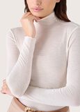 Maglia Stacey in viscosa NERO BLACKBEIGE LATTEBLU LAGUNAVIOLA IRISMARRONE TIERRAVERDE AVOCADO Donna immagine n. 2