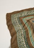 Foulard Selma fantasia block VERDEMARRONEBLU Donna immagine n. 3