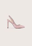 Sandalo décolleté Syd in satin ROSA SILK Donna immagine n. 3