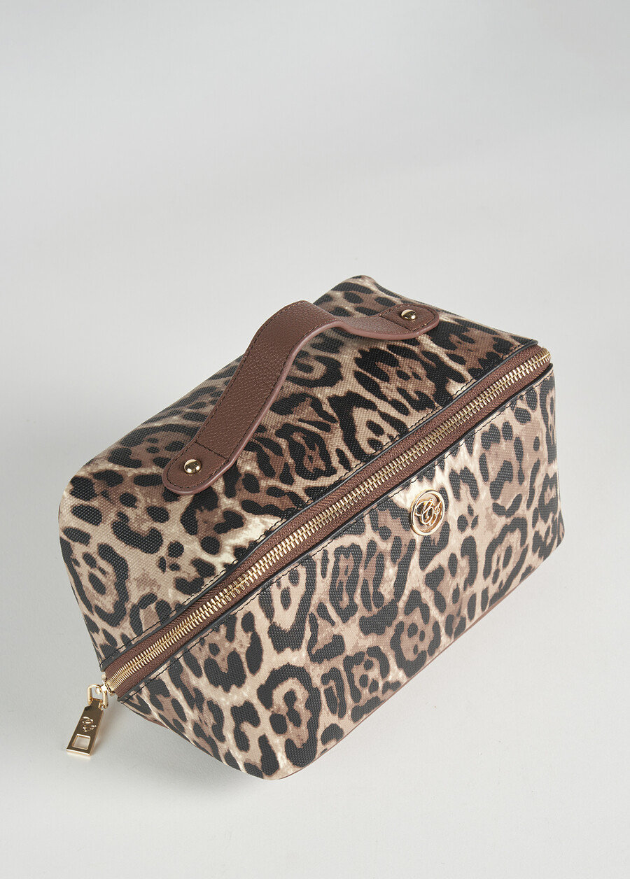Bosva animalier eco-leather beauty case NERO BLACK Woman , image number 2