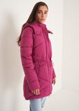 Piumino Palmer con cappuccio staccabile ROSSO MAGENTAVERDE PAVONE Donna immagine n. 2