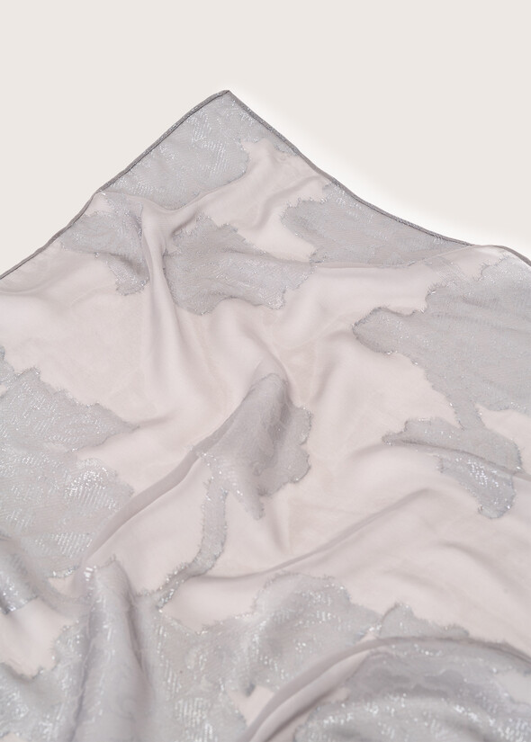 Samba scarf with lurex decoration GRIGIO Woman null