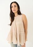 Thor cotton crepe top BEIGEBLU Woman image number 1
