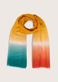 Sciarpa bicolore Sagy GIALLO MANGOROSA SILK Donna immagine n. 1