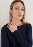 Monaco cotton e silk jersey BLUBIANCO BURRO Woman image number 2