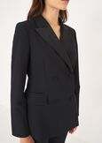 Satin-Lapel Tuxedo Suit NERO BLACK Woman image number 3