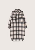Coprispalle modello camicia Claudio BEIGE LANA Donna immagine n. 4