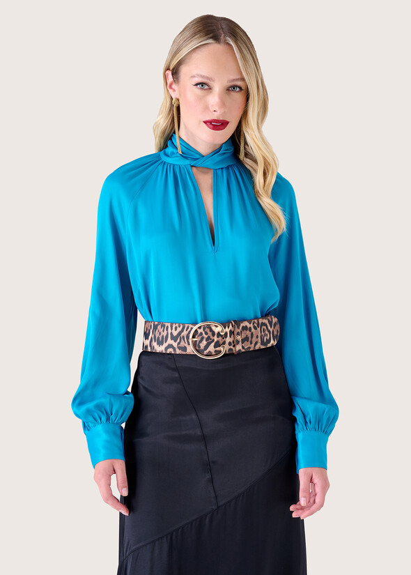 Blusa Chiara 100% viscosa BLUE COLONIAL Donna null