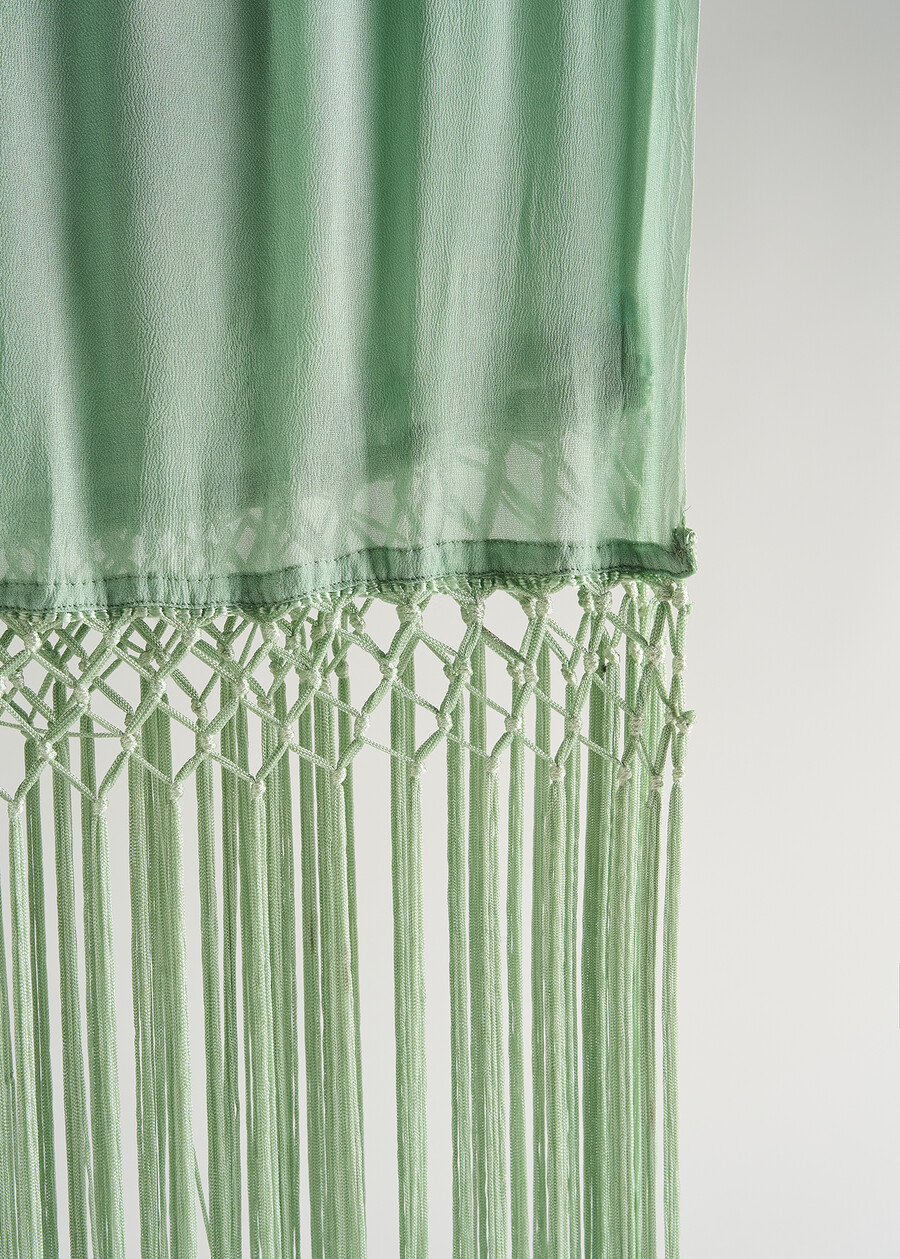 Stola Sanny viscosa e frange VERDE Donna , immagine n. 3
