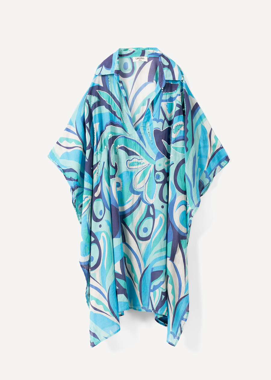 Kaftano Baila a camicia BLU Donna , immagine n. 6