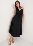 Ally V-Neck Dress NERO BLACK Woman image number 1