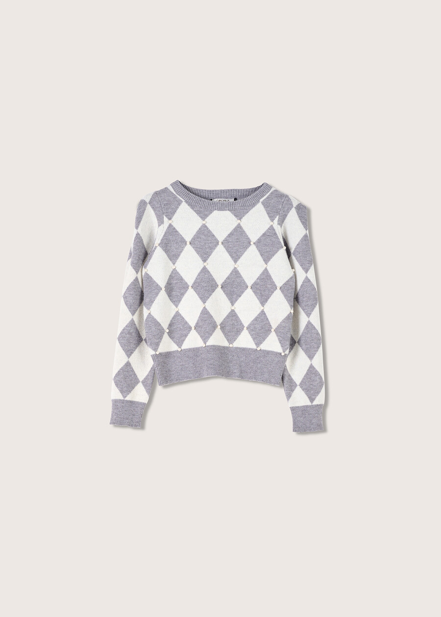 Monny sweater with pearls GRELA Woman , image number 5