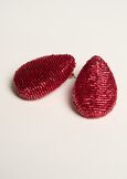 Orecchini Geky a goccia con perline ROSSO Donna immagine n. 2