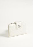 Percy woven eco-leather wallet BIANCO WHITE Woman image number 1