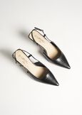 Snake slingback shoe NERO BLACK Woman image number 3