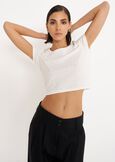 T-shirt Siena con strass BIANCO WHITE Donna immagine n. 1