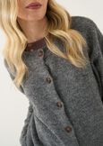 Cardigan Condor scollo tondo GRIGIO MEDIUM GREYMARRONE Donna immagine n. 2