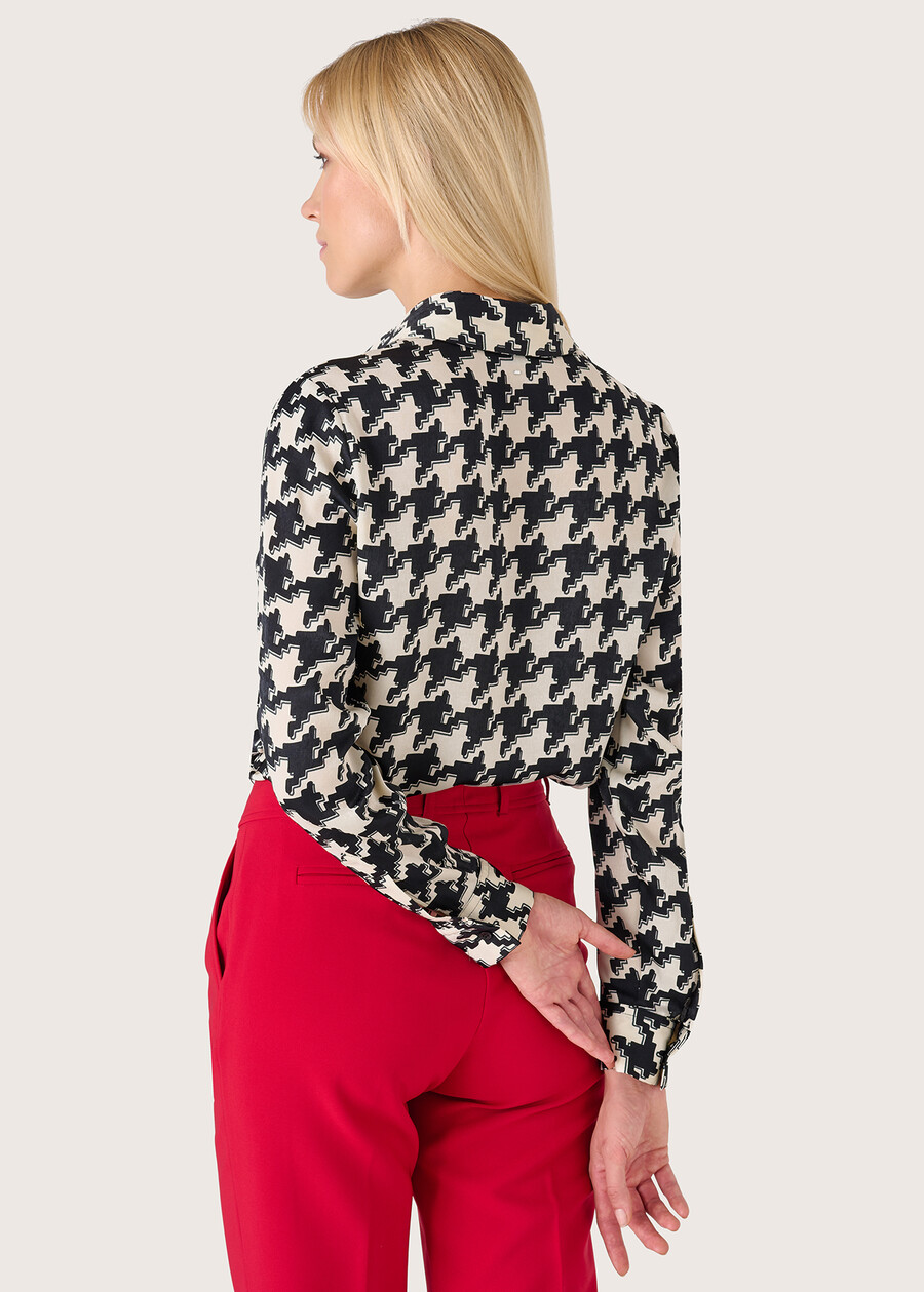 Alessia pied de coque shirt NERO Woman , image number 3