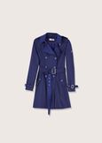 Teo double-breasted trench coat BLU Woman image number 4