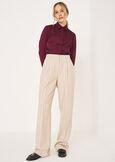 Paris pleated wide-leg trousers BEIGE ECRU Woman image number 2