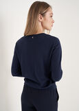 Monaco cotton e silk jersey BLUBIANCO BURRO Woman image number 3