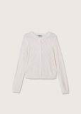 Maya openwork cardigan BIANCO OPTICAL Woman image number 4