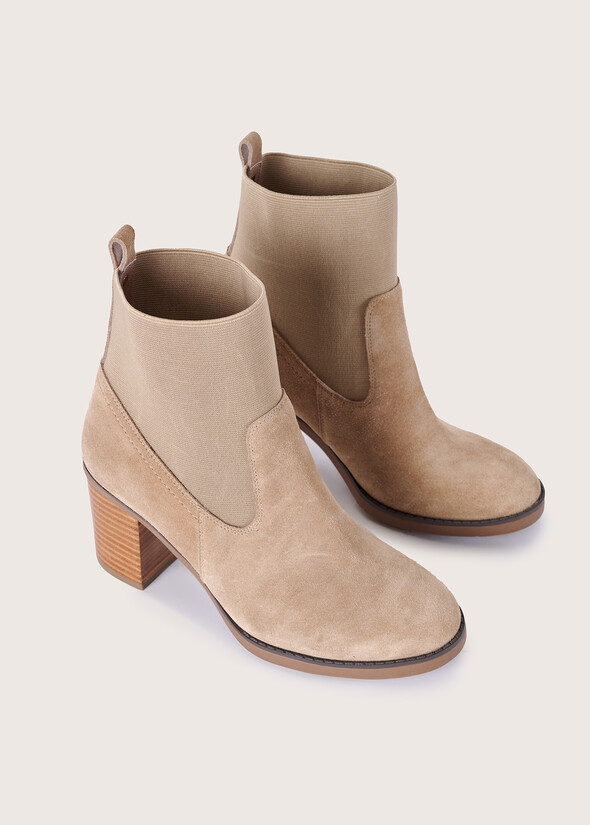 Tronchetto Sissi in vero camoscio MARRONE TABACCO Donna null