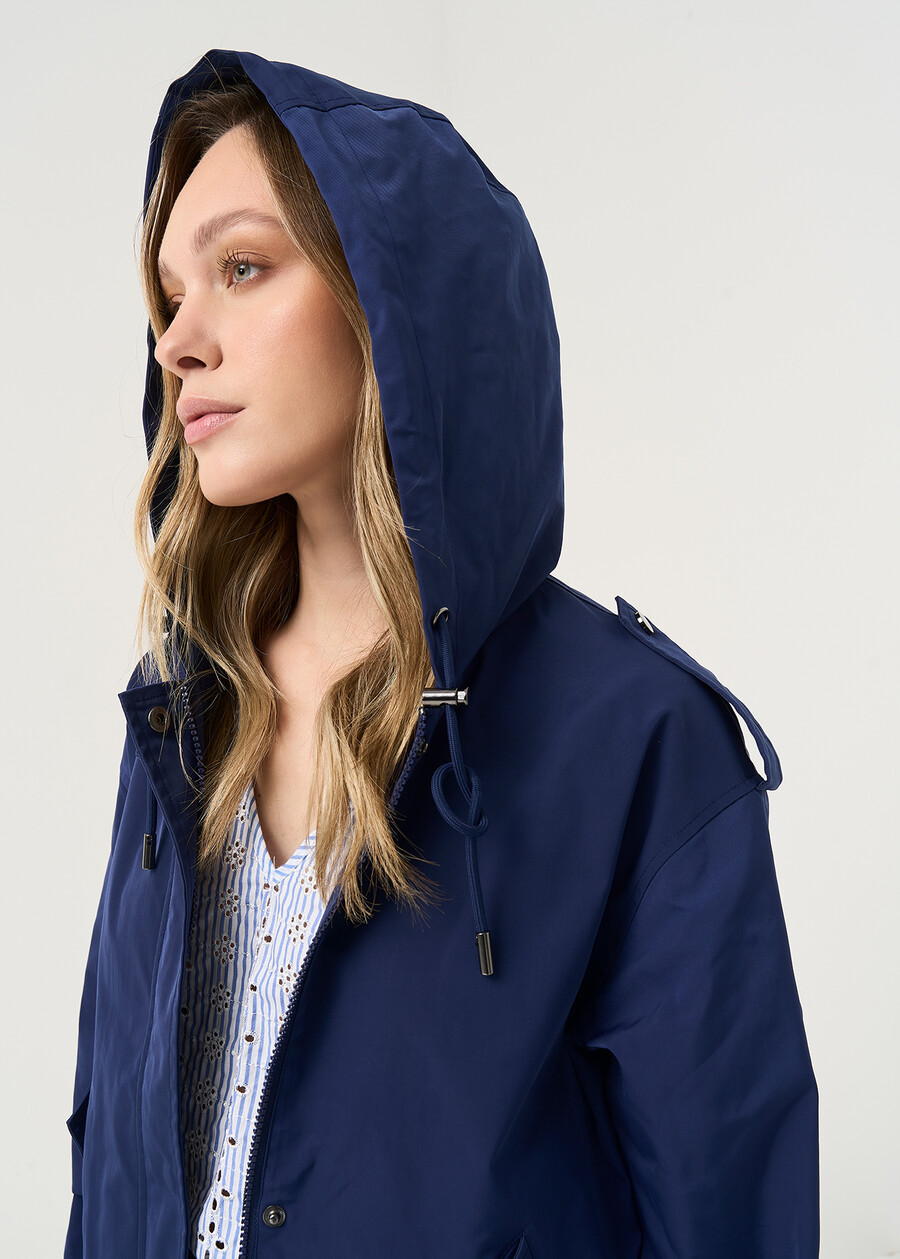 Goan technical short jacket BEIGE LATTEBLU Woman , image number 3