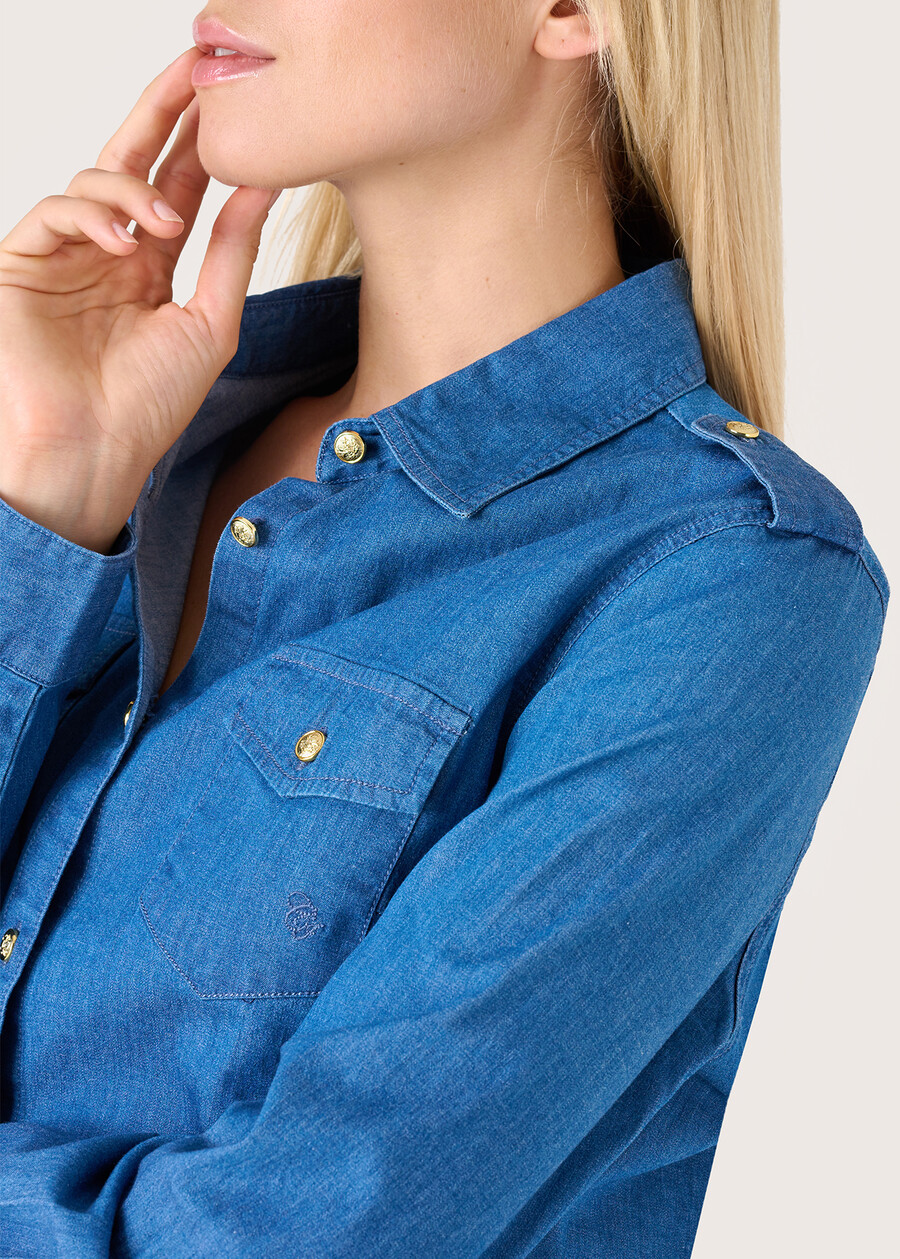 Carly medium denim shirt DENI DENIM Woman , image number 2