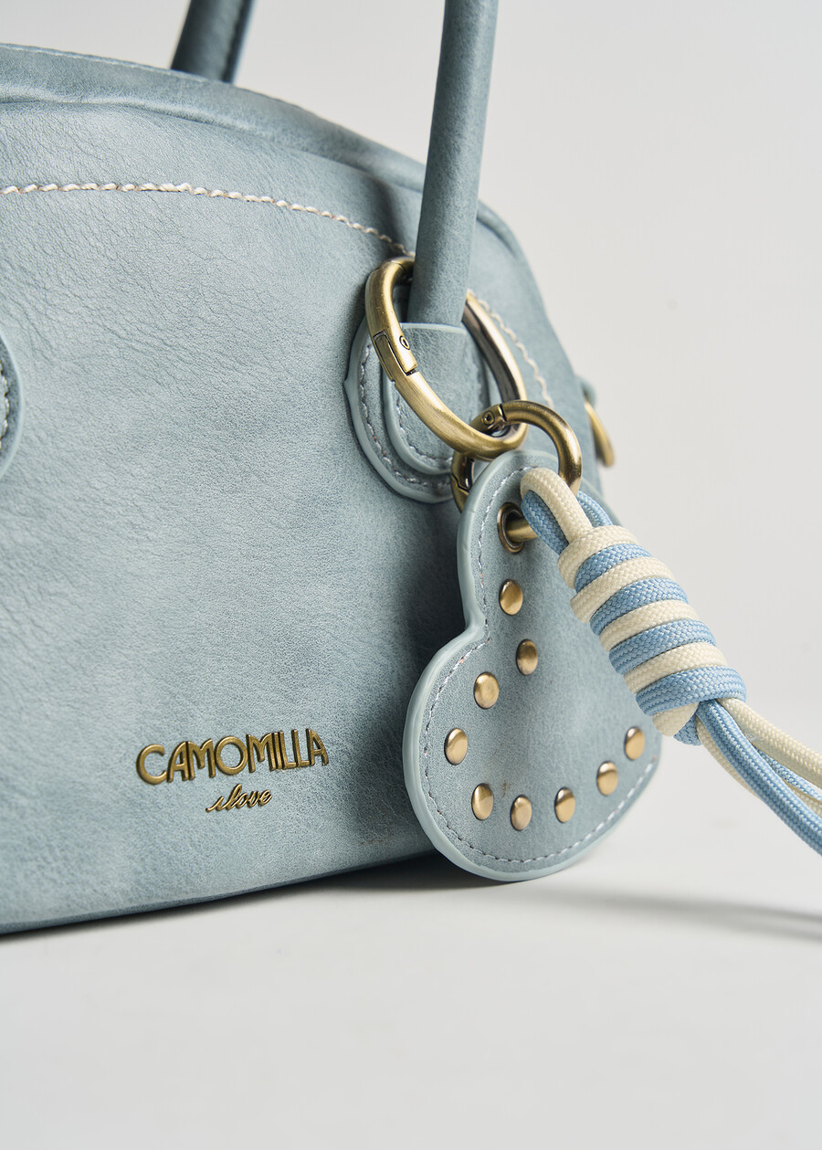 Bauletto Bay Small impunture AZZURO AZZURROMARRONE Donna , immagine n. 2