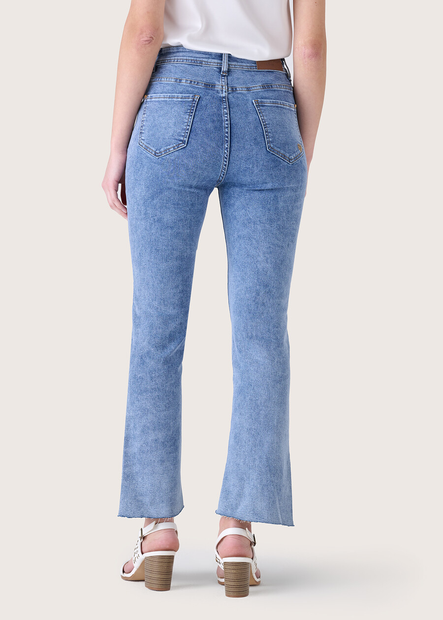 Dolly cotton denim trousers DENIM Woman , image number 4